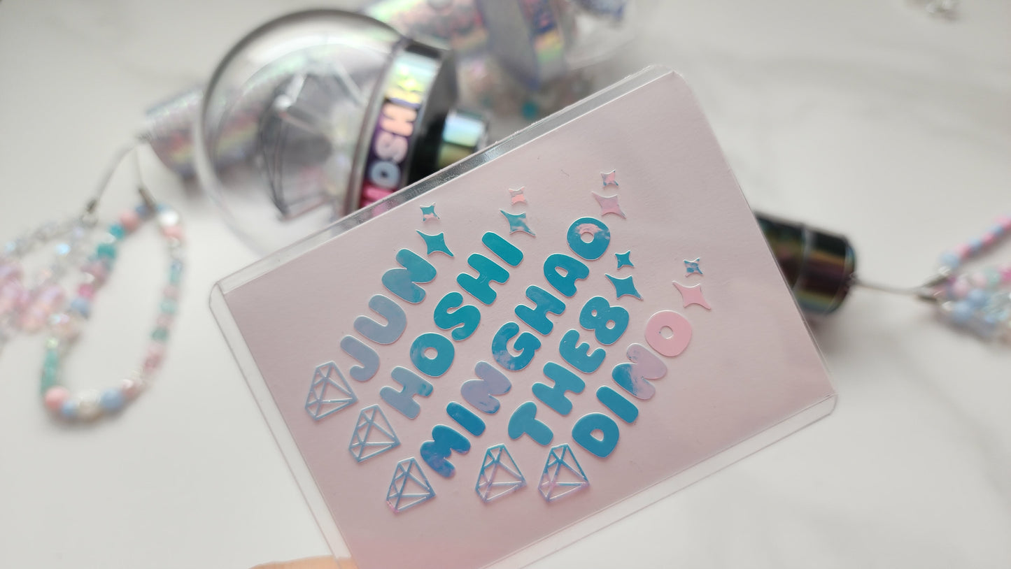 Seventeen Light Stick Decal