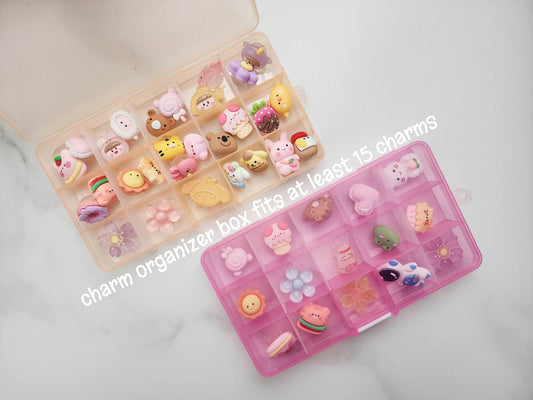 Shoe Charm Organizer Box