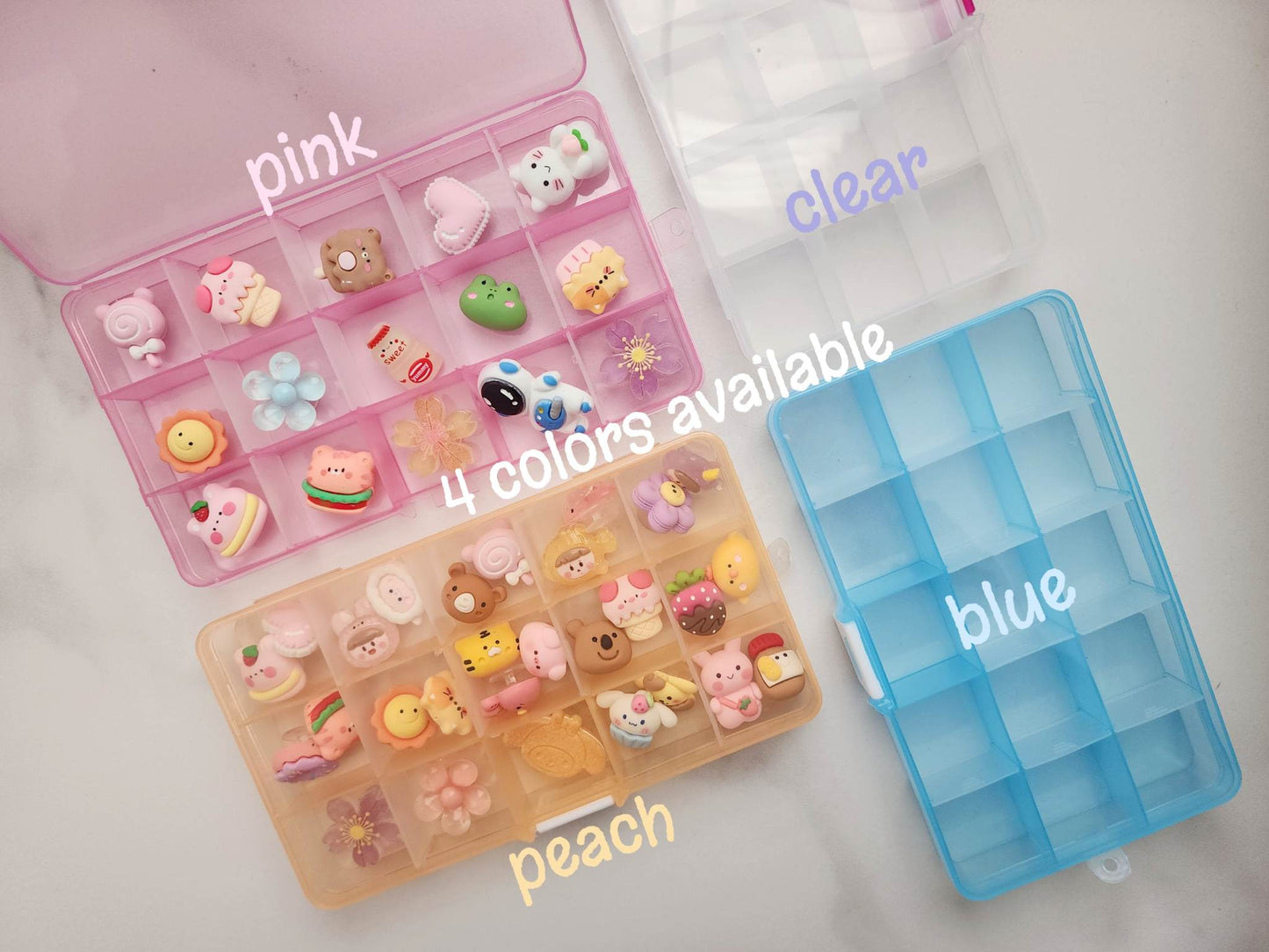 Shoe Charm Organizer Box
