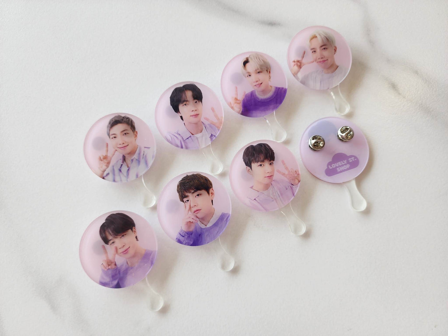 BTS Bangtan Mini Picket Pin