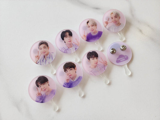 BTS Bangtan Mini Picket Pin