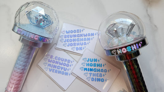 Seventeen Light Stick Decal