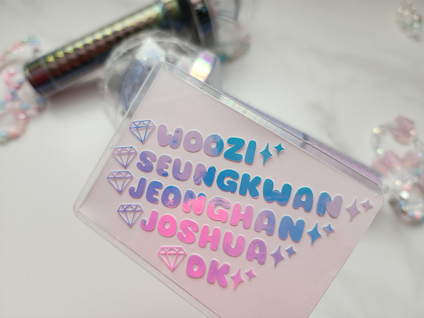 Seventeen Light Stick Decal