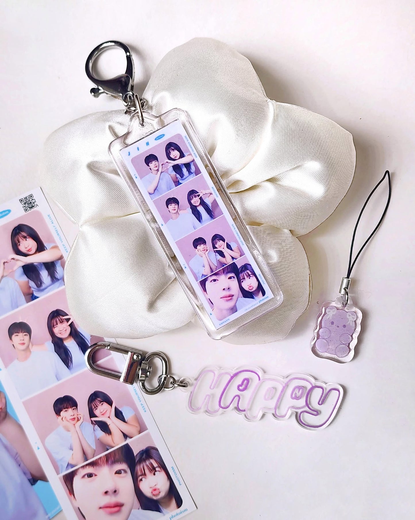 Custom Life4cut Photoism Mini Keychain
